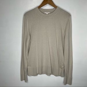 Cos thin knit sweater cotton, silk and yak wool blend
